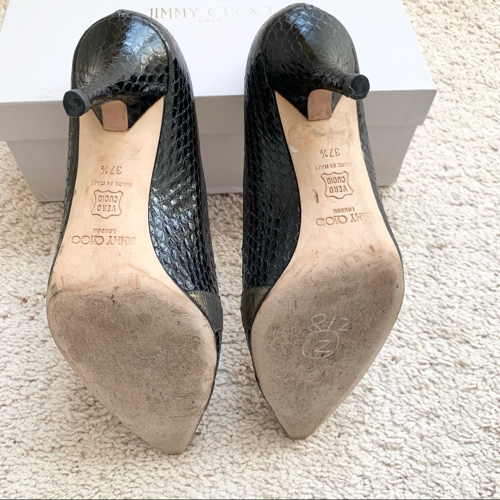 Jimmy Choo Elaphe Pointed Pumps - image 5